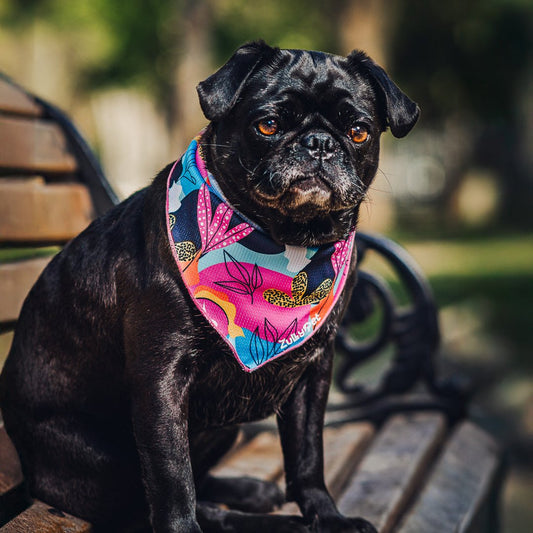 Bandana refrescante UV 50+ tropical neon