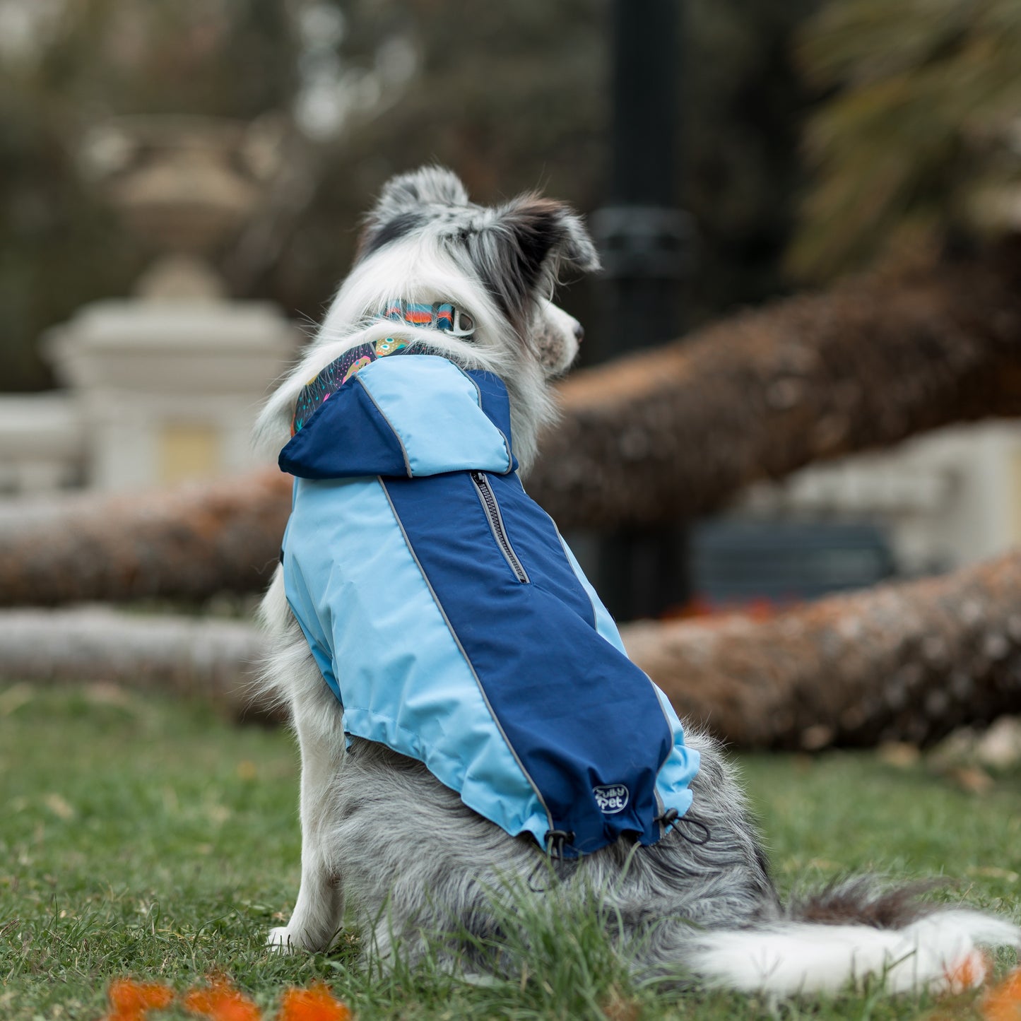 Impermeable RAINPROOF celeste/azul
