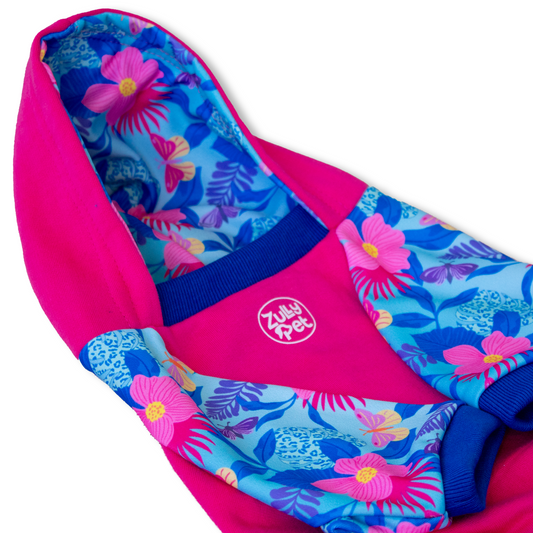 Polerón diseño floral flutter