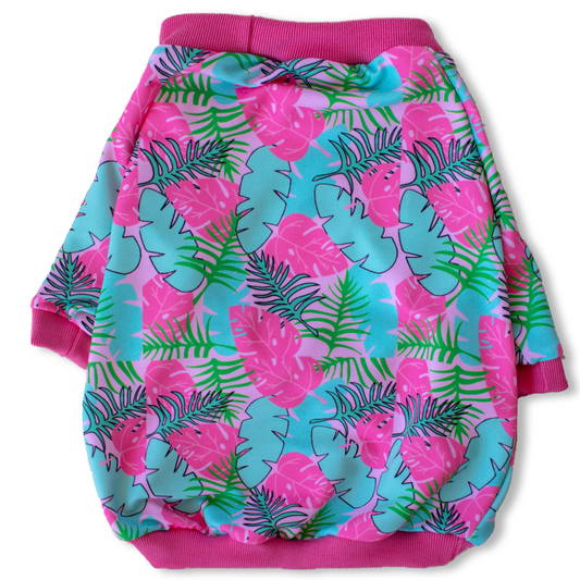 Polerón ALGODÓN FULL PRINT diseño island infusion