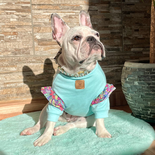 Polera algodón color verde agua - Zuppet Chile SpA