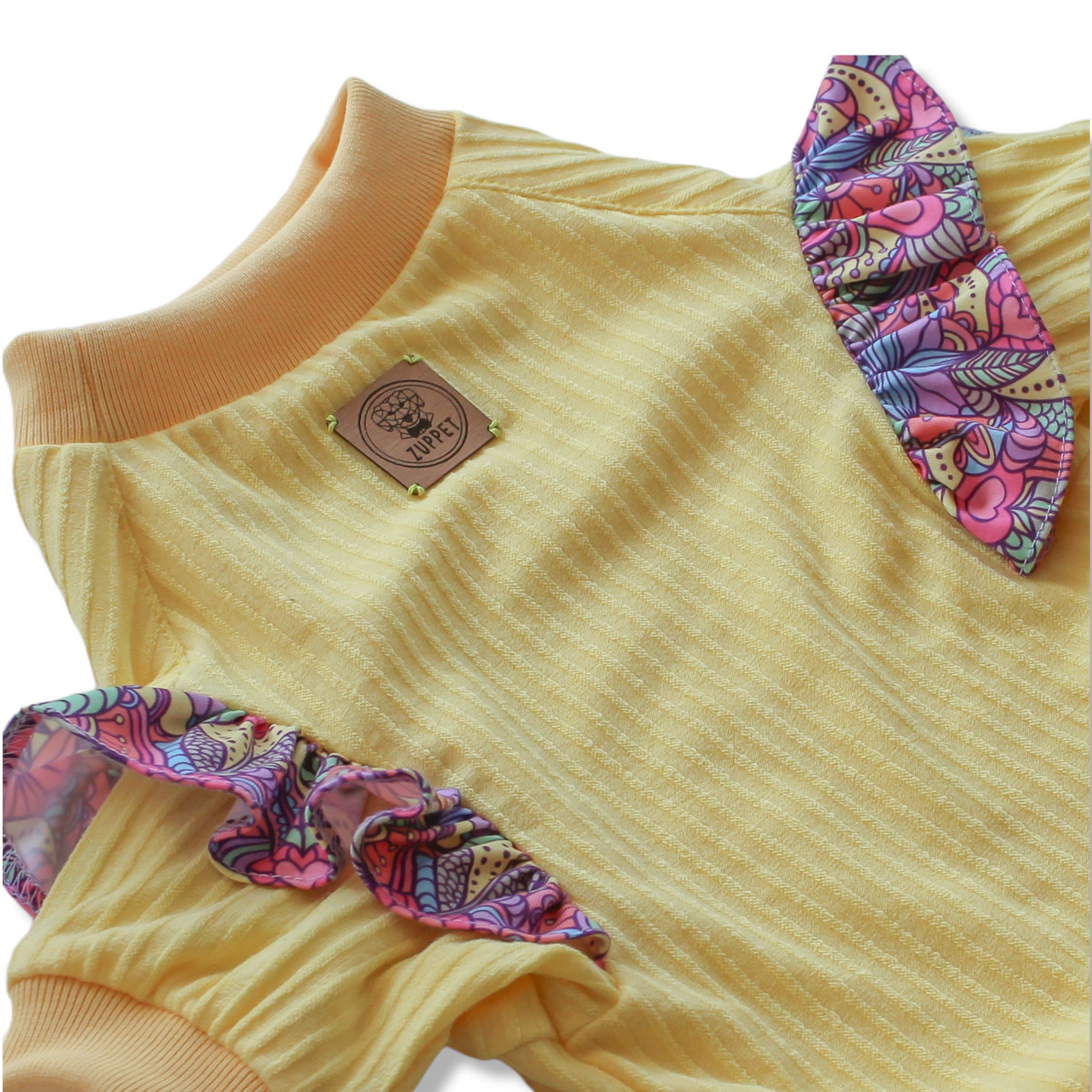 Polera algodón color amarillo - Zuppet Chile SpA