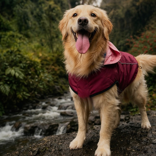 Impermeable RAINPROOF instinto (burdeo/rosa)