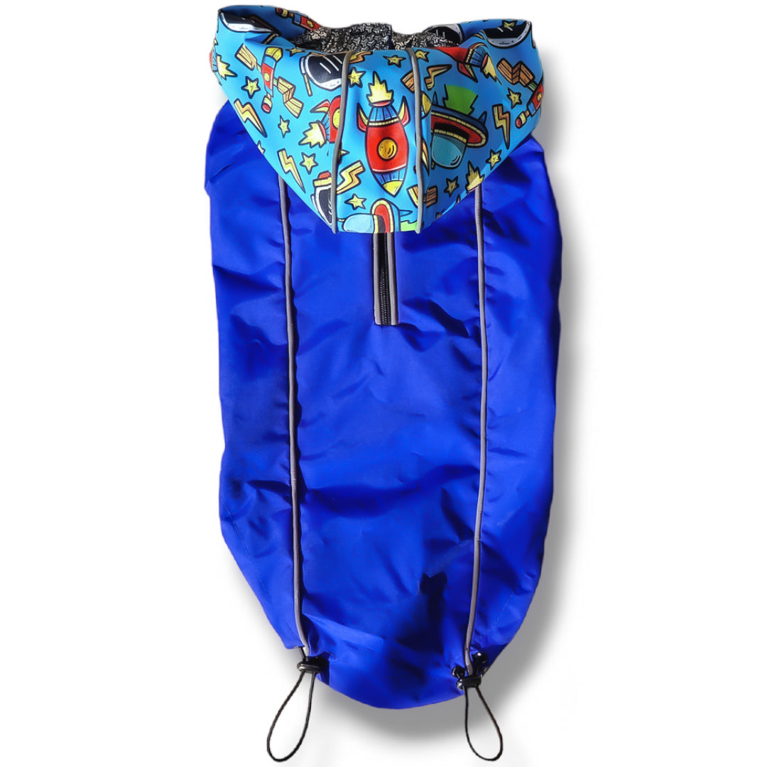 Impermeable RAINPROOF azul eléctrico